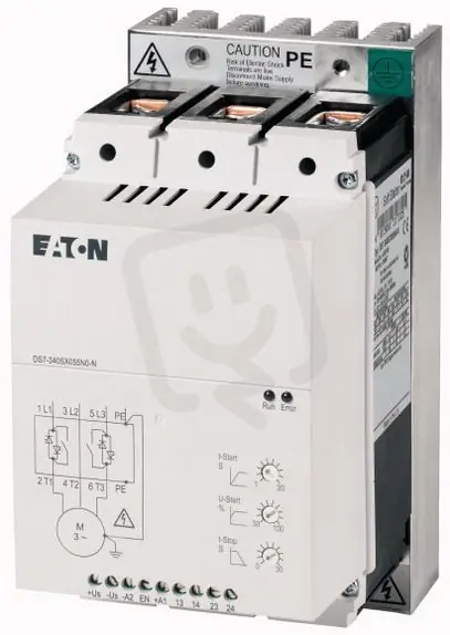 Eaton 134934 Softstartér,integr.bypass,ovl.110/230 V AC,22 kW při 400V,50Hz Oblíbený