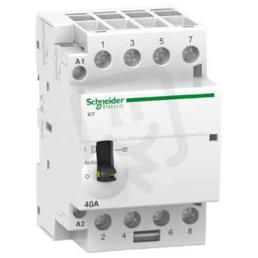 Finální Výprodej Schneider A9C21844 Stykač iCT 40A 4ZAP 220/240V AC 50Hz M.O.