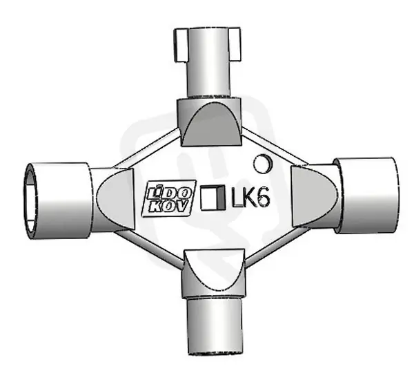 Must-Have Lidokov 01.191 Klíč víceúčelový LK 6