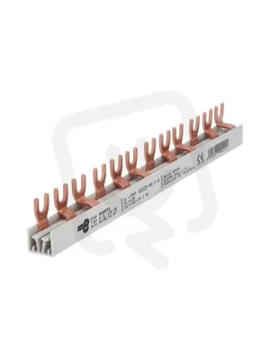 Propojovací lišta G-3L-210/10, vidlička, 3pól., 63A, 17,8mm ELEMAN 1000058 Víkendová Akce