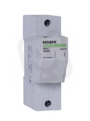 Autentický Pojistkový odpojovač NOARK 104481 EX9F-14 bez signalizace, 14x51mm 2P 50A