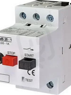 Bezpečná Platba Motorový spouštěč MS25 3p 50kA (230V) 0,63-1,0A Irm=12A ETI 004600050