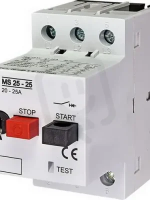 Motorový spouštěč MS25 3p 6kA (230V) 20-25A Irm=270A ETI 004600320 Pouze Dnes