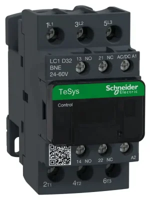TeSys D Green 3P 32A 24 60V AC/DC SCHNEIDER LC1D32BNE Originální