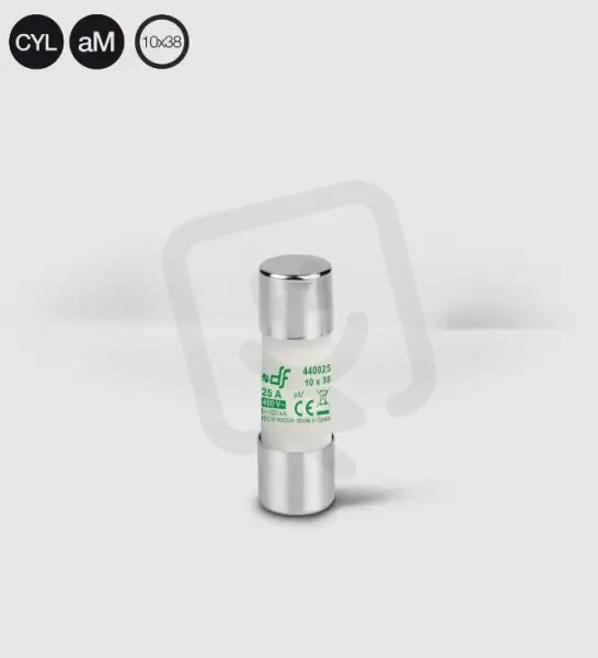 Levný DF ELECTRIC Válcová pojistková vložka aM 10,3X38 0,5A