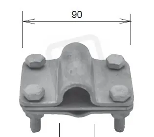 Bezpečná Platba Svorka k jímací tyči SJ 01 4 x M8 (pro JP pr. 16) Kovoblesk 20763