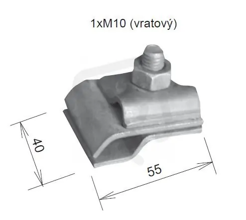 Ověřený Okapová svorka SO malá Uni, N Kovoblesk 23757