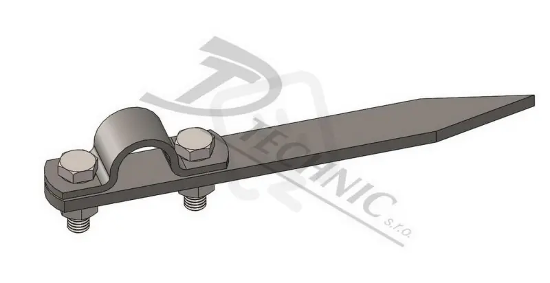 DOT 350 Držák ochranné trubky a jímače - špička - L=350 mm DT TECHNIC 102201 Ověřený
