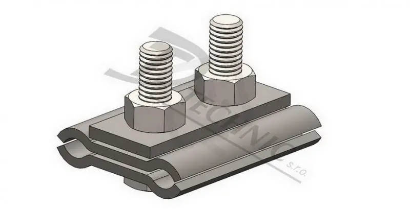 SS - p Svorka spojovací s příložkou DT TECHNIC 103080 Finální Výprodej