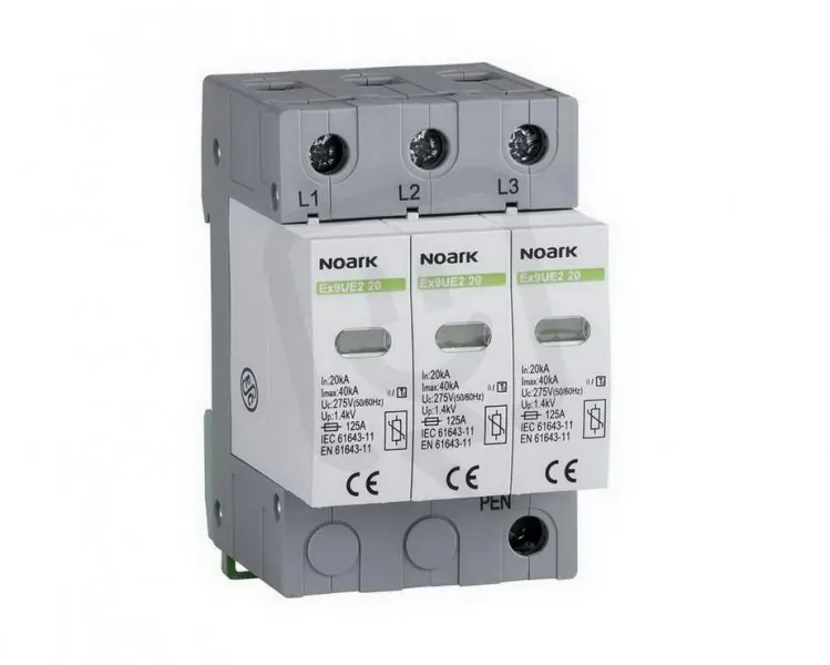 Svodič přepětí NOARK 103760 EX9UE 2 (C), 20 kA, 320 VAC, 3pól Koupit Online