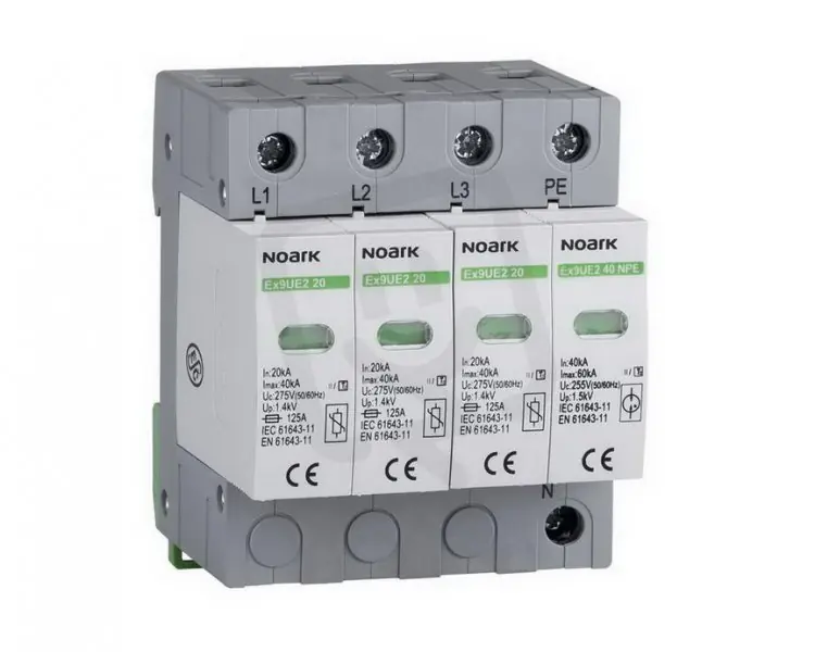 Svodič přepětí NOARK 103762 EX9UE 2 (C), 20 kA, 320 VAC, 3+Npól Aktuální