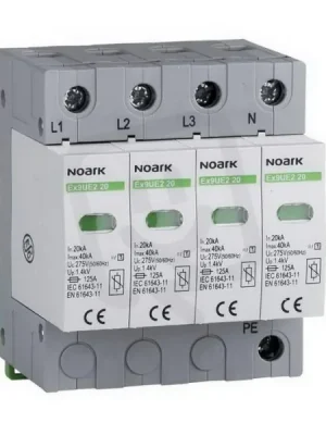 Nová Kolekce Svodič přepětí NOARK 103764 EX9UE 2 (C), 20 kA, 320 VAC, 4pól