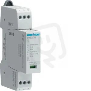 Značkový Svodič přepětí T3, 1P+N 230 V, In 5 kA (8/20), (1+1) se signalizací /SPN203N/