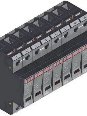 Přepěťová ochrana POm I 4 LCF 100kA 280V/25kA, modulární, monoblok, B+C+D Omezená Nabídka