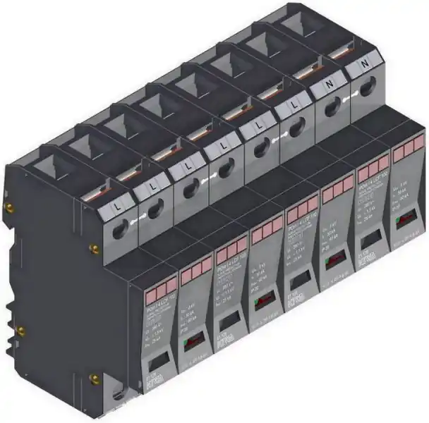 Přepěťová ochrana POm I 4 LCF 100kA 280V/25kA, modulární, monoblok, B+C+D Omezená Nabídka