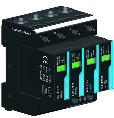 SLP-275 V/4 S svodič přepětí TN-S 160 kA (8/20) SALTEK A01763 Oblíbený