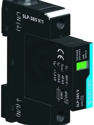 SLP-385 V/1 svodič přepětí TN/TT s napětím do 385V AC 40 kA (8/20) SALTEK A01955 Objednat Nyní