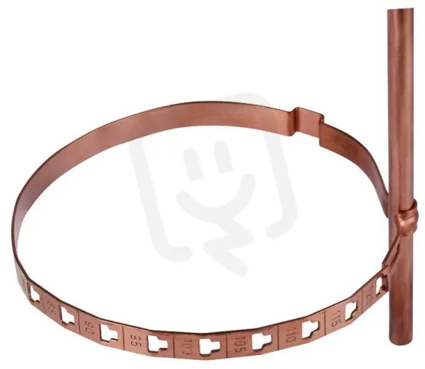Výhodná Nabídka Podpěra vedení pro prům. 8mm Cu pro svislé okapové roury D 80-120mm DEHN 200067