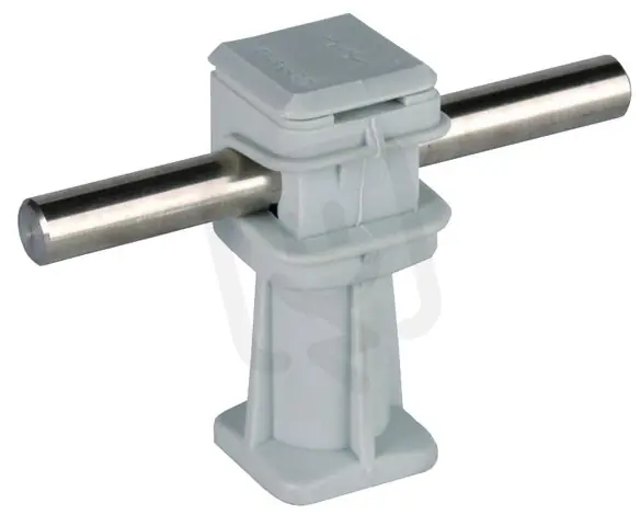 Podpěra vedení DEHNsnap, plast šedý H 36mm, pro prům. 8mm, se závitem M6 204003 Bezpečná Platba
