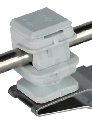 Omezená Nabídka Podpěra vedení FIRSTsnap nerez s PV DEHNsnap, plast šedý, H 16mm, pro prům. 8mm