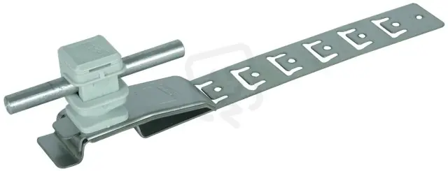 Omezená Nabídka Podpěra vedení UNIsnap, nerez/plast šedý H16mm, pro prům.8mm, se vzpěrou L 205mm
