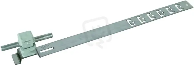 Podpěra vedení UNIsnap, nerez/plast šedý H16mm, pro d8mm, se vzpěrou L 335mm Finální Výprodej