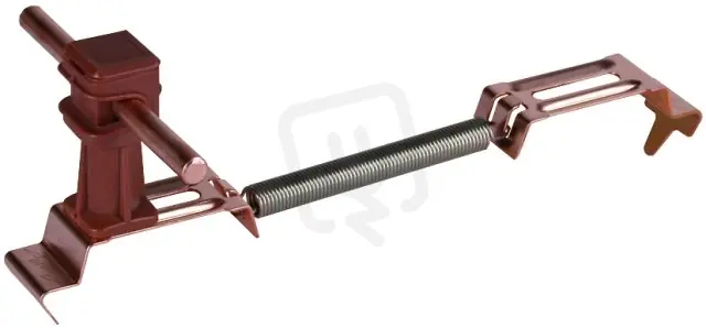 Jen Po Omezenou Doba Podpěra vedení SPANNsnap Cu/plast hnědý H36mm, pro d8mm, rozsah upnutí 180-280mm