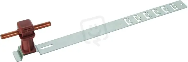 Víkendová Akce Podpěra vedení UNIsnap nerez/plast hnědý H36mm, d8mm, s lomenou vzpěrou L 335mm