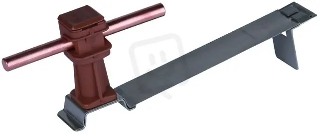Podpěra vedení FLEXIsnap nerez/plast hnědý H36mm, d8mm DEHN 204938 Poslední Šance