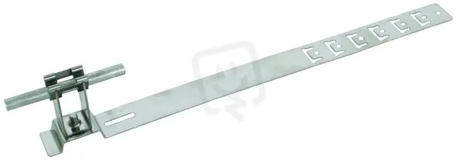 Značkový Podpěra vedení UNIgrip nerez H 32mm, pro prům. 8mm m., s lomenou vzpěrou L 335mm