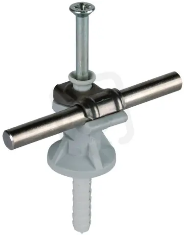 Podpěra vedení DEHNfix nerez/plast šedý d6-10mm H30mm s natlouk. hmoždinkou 8x46 Ověřený