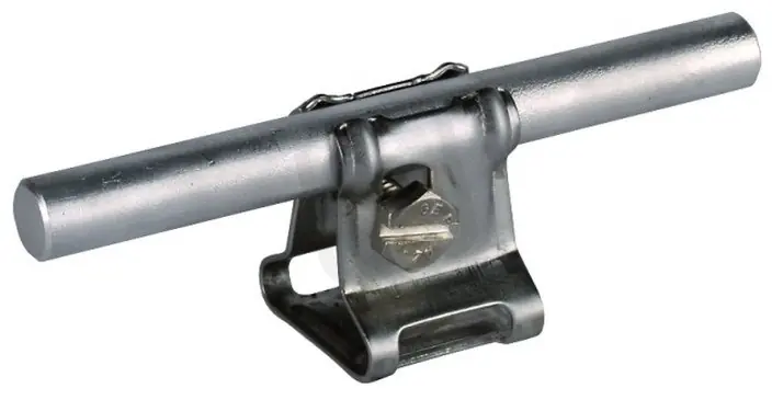 Podpěra vedení s čelistí pro prům. 6-10mm nerez s otvorem pro upevnění D 6,5mm Pouze Dnes