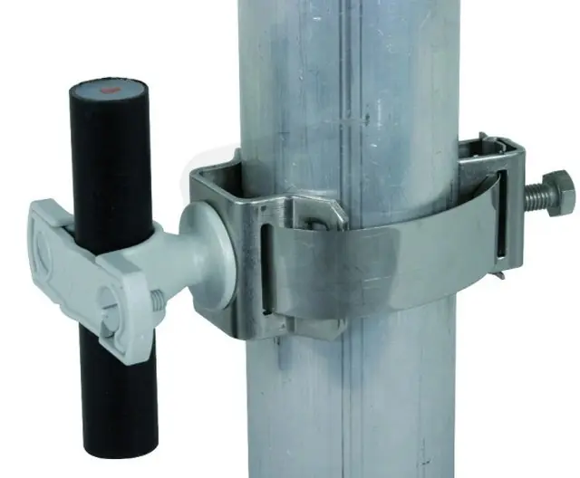 Rychlé Dodání Podpěra vedení pro vodič HVI plast/nerez D 20mm s upevňovacím páskem. D 50-300mm