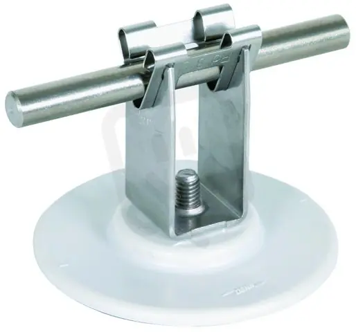 Podpěra vedení DEHNgrip H32mm nerez se samolepicí destičkou D 67mm, pro prům.8mm Objednat Nyní