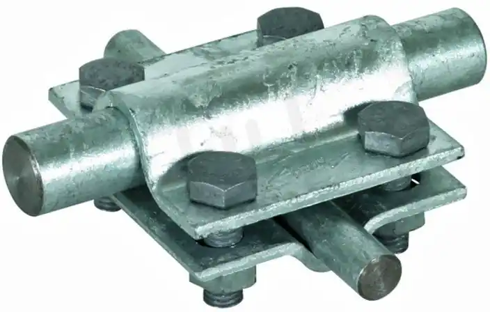 Křížová svorka FeZn pro prům. 16/8-10mm, prům. 16/pásek 30mm, bez mezidestičky Ověřený