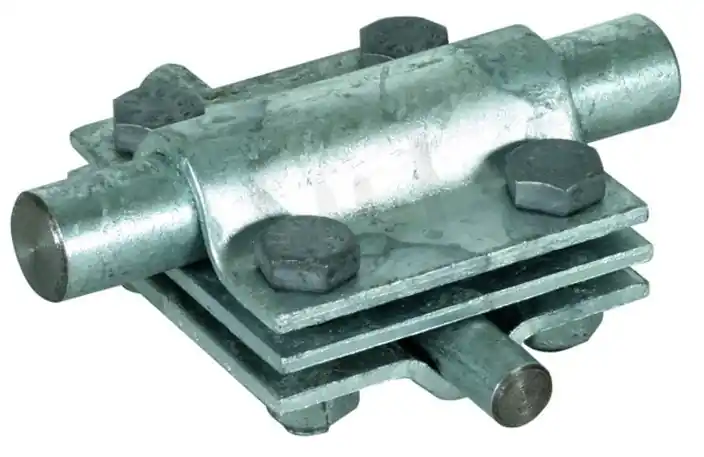 Křížová svorka FeZn pro prům. 16/8-10mm, prům. 16/pásek 30mm, s mezidestičkou Kup Teď