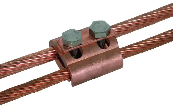 Oblíbený Paralelní svorka Cu pro rozdílné průměry 5-16mm / 16-150mm2 DEHN 306101