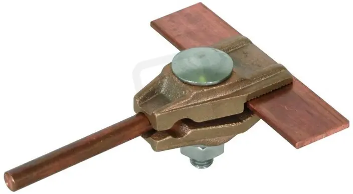 Připojovací svorka bronz rozsah uchycení pasovina 0,4-12mm, pro prům. 7-10mm Poslední Šance