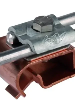 Cenový Hit Dvojkovová okapová svorka Cu/FeZn s dvojitou příložkou pro prům. 8-10mm