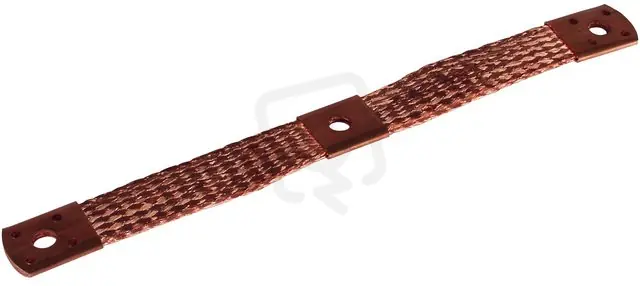 Pásek pro přemostění Cu 50mm2 L 300mm s otvory pro upevnění 4x5,2 1x10,5mm Cenová Bomba