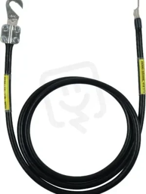 Uzemňovací vodič 16mm2/L 1,5m černý s kabelovým okem (B)M8/10 a 1 čepem KS Koupit Online