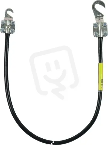 Top Prodej Uzemňovací vodič 10mm2/L 0,5m černý s kabelovými oky (B)M8/10 (A)M5/6