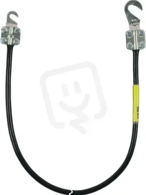 Uzemňovací vodič 10mm2/L 3,0m černý s kabelovými oky (B)M8/10 (A)M5/6 Výhodná Nabídka