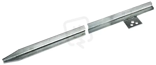 Aktuální Profilová zemnicí tyč 50x50x3mm, FeZn L 1000mm, s otvory pro připojení D 11/13mm