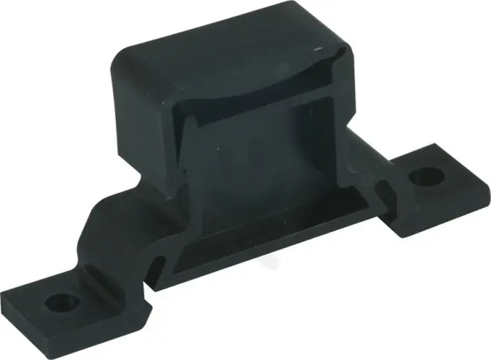 Must-Have Držák sběrnice oboustranný, plast černý pro sběrnou lištu 18x3mm DEHN 919014