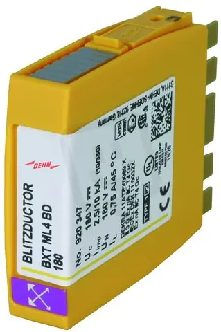 Časově Omezené Kombinovaný svodič přepětí - modul BLITZDUCTOR XT pro 2 páry vedení, LifeCheck