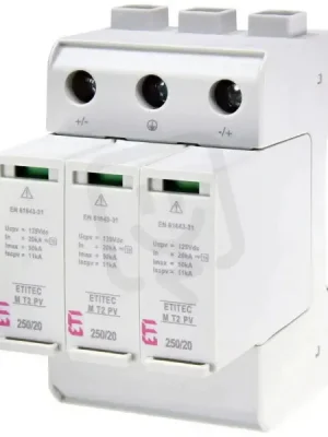 Svodič přepětí ETITEC M T2 PV 250/20 Y pro fotovoltaiku ETI 002440732 Odeslání Ihned