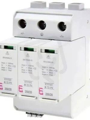 Svodič přepětí ETITEC M T2 PV 250/20 Y RC pro fotovoltaiku ETI 002440733 Akce