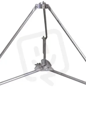 Ověřený Tříramenný stativ sklopný pro D40/50mm rádius 680mm náklon 10° nerez DEHN 107390
