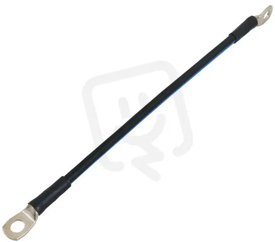 Finální Výprodej CuStAl-kabelová oboustranná propojka uzemnění s kabelovým okem prům. 17mm L500mm